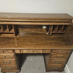 Vintage Roll Top Desk/vanity