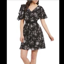 IM YNC  Isaac Mizrani " Floral Beautiful Dress Size 12 
