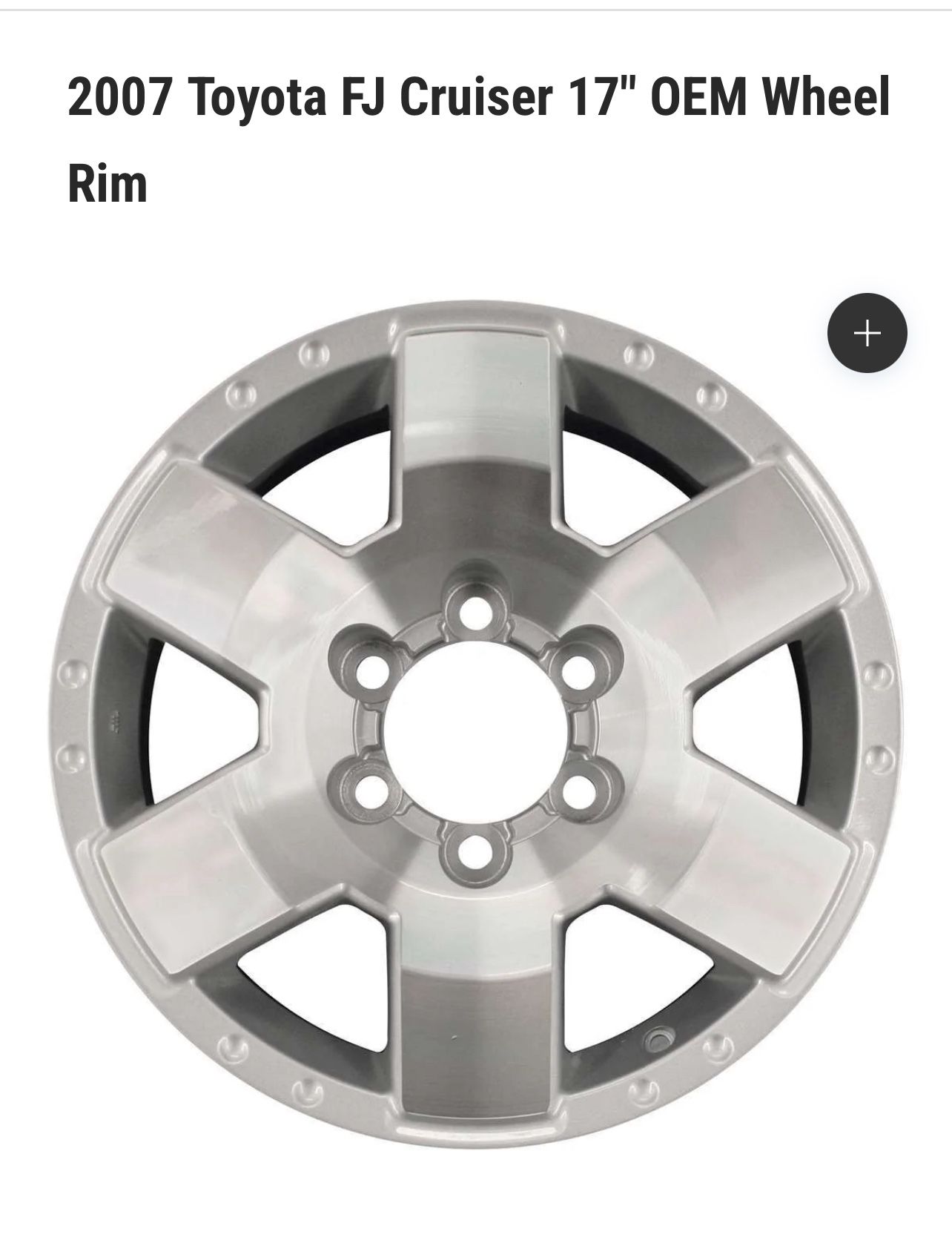 2007 FJ Cruiser Aluminum Rims