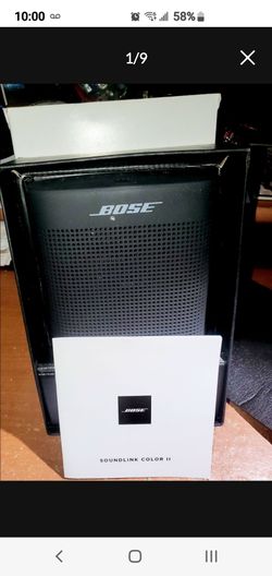 Brand New Bose SoundLink Color II Bluetooth Speaker – Soft Black – In Original Box