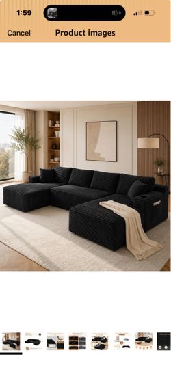 Black couch