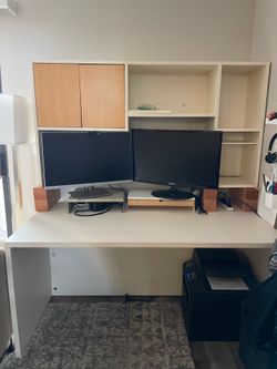 Free desk and hutch