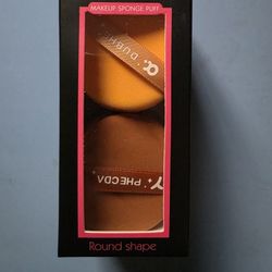 10pc Round Make Up Sponge Puff