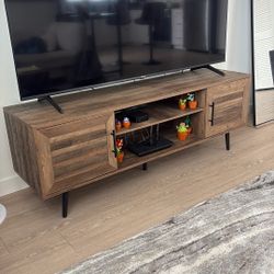 Wood TV Stand 