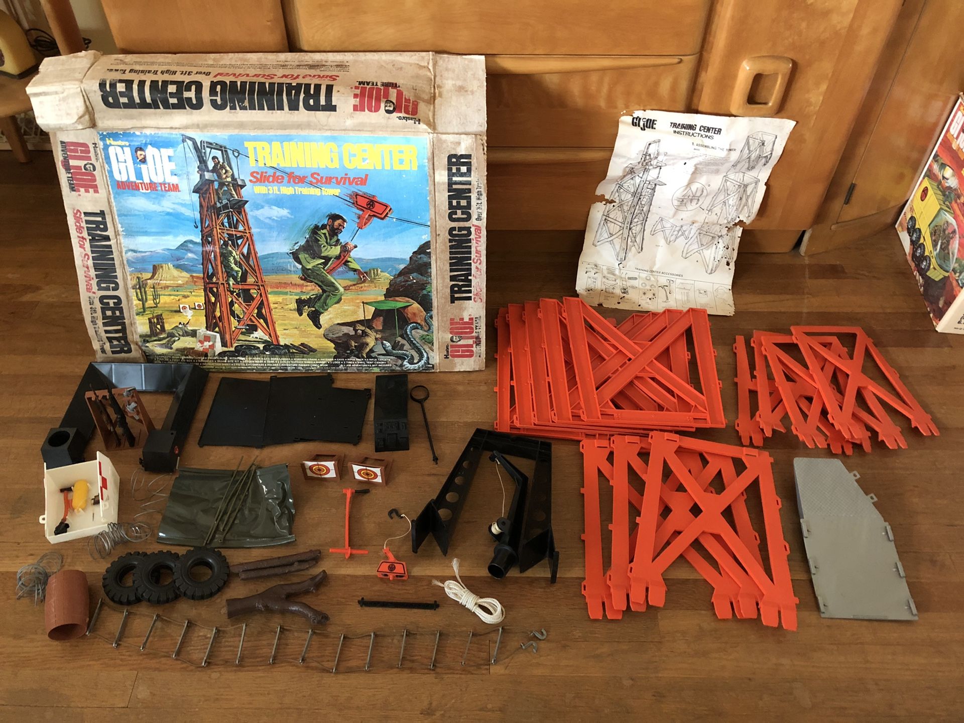 Vintage 1973 GI Joe Training Center Set with Original Box