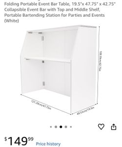 Mobile bar (white)