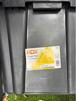 HDX 27 gallon tote