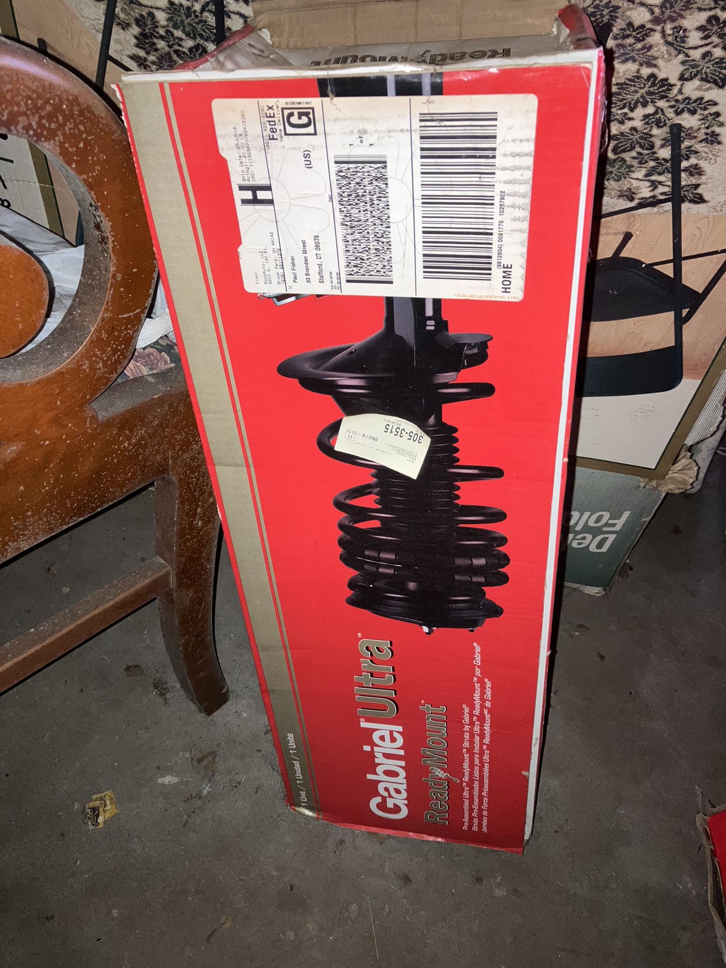 Gabriel G57340 Ultra Ready Mount Front Shock Absorbers