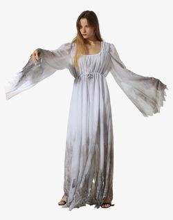 EraSpooky Women Gossamer Ghost Costume