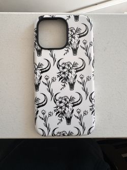 Soft Western Cowgirl Phone Case – Trendy Boho Skull iPhone Cover