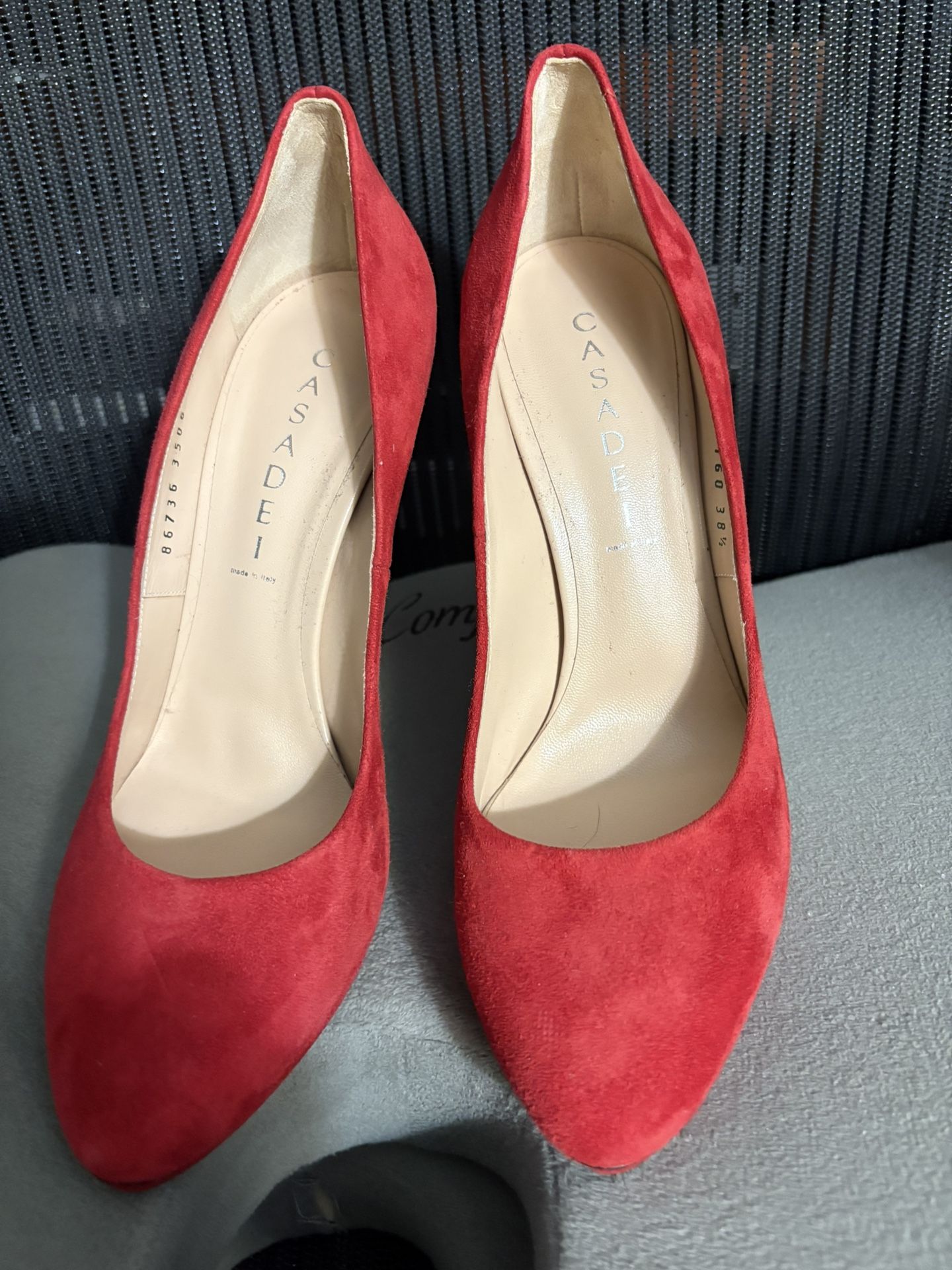 Casadei Stiletto Red Pumps Designer