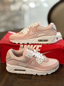 Nike Air Max 90 Barely Rose Pink Sneakers DJ3862-600 Size 6.5 Women New in Box