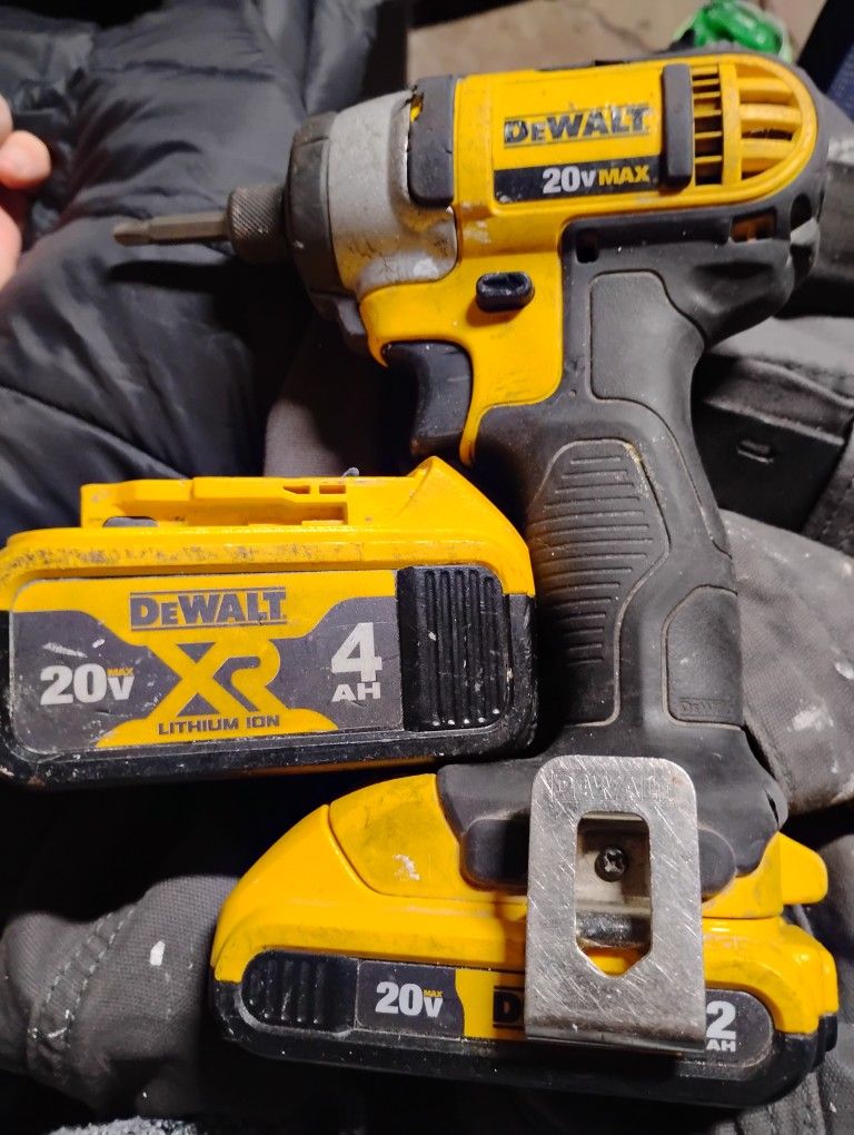DeWalt Impact With Batteries