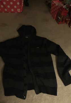Billabong hoodie sweater black and gray
