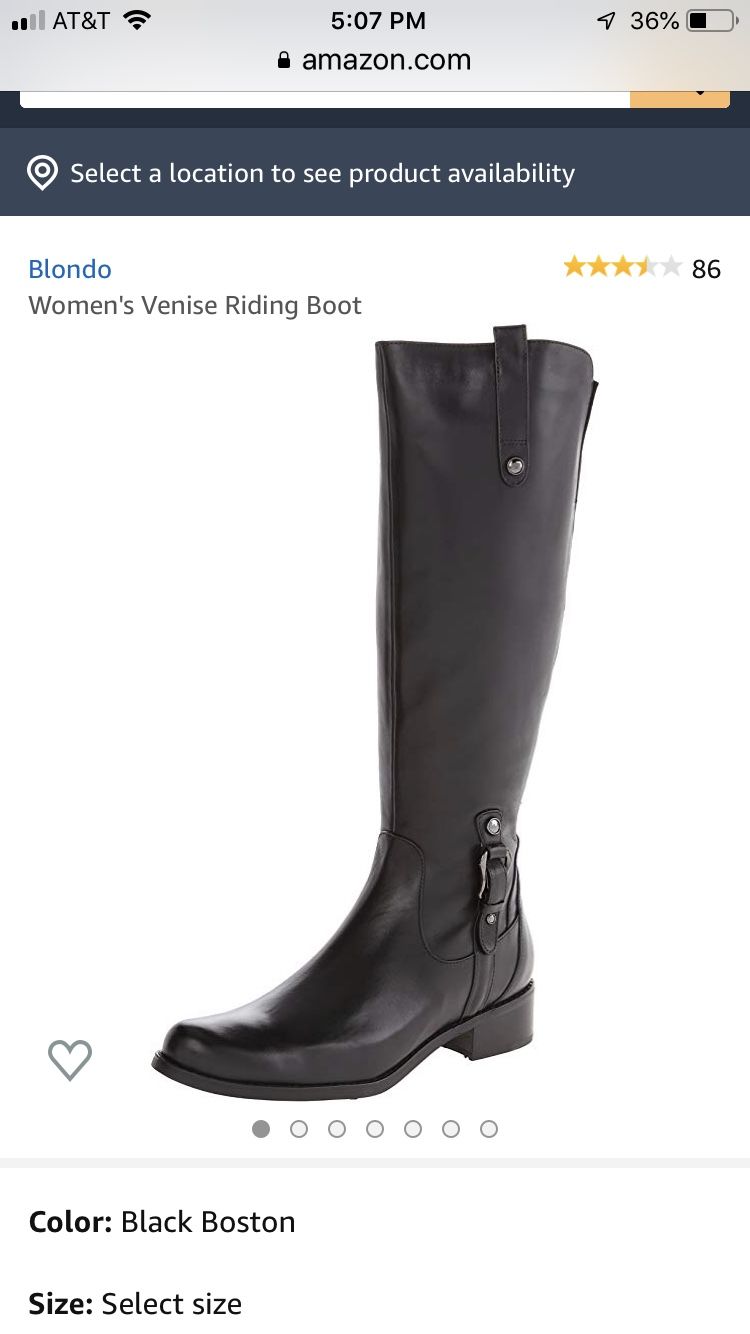 Blondo 86 Women's Venise Riding Boot NEW Size 6.5