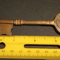 Vintage Ceremonial Key To The City From Charlotte, NC Presented By Mayor Phil Van Avery (1(contact info removed))
