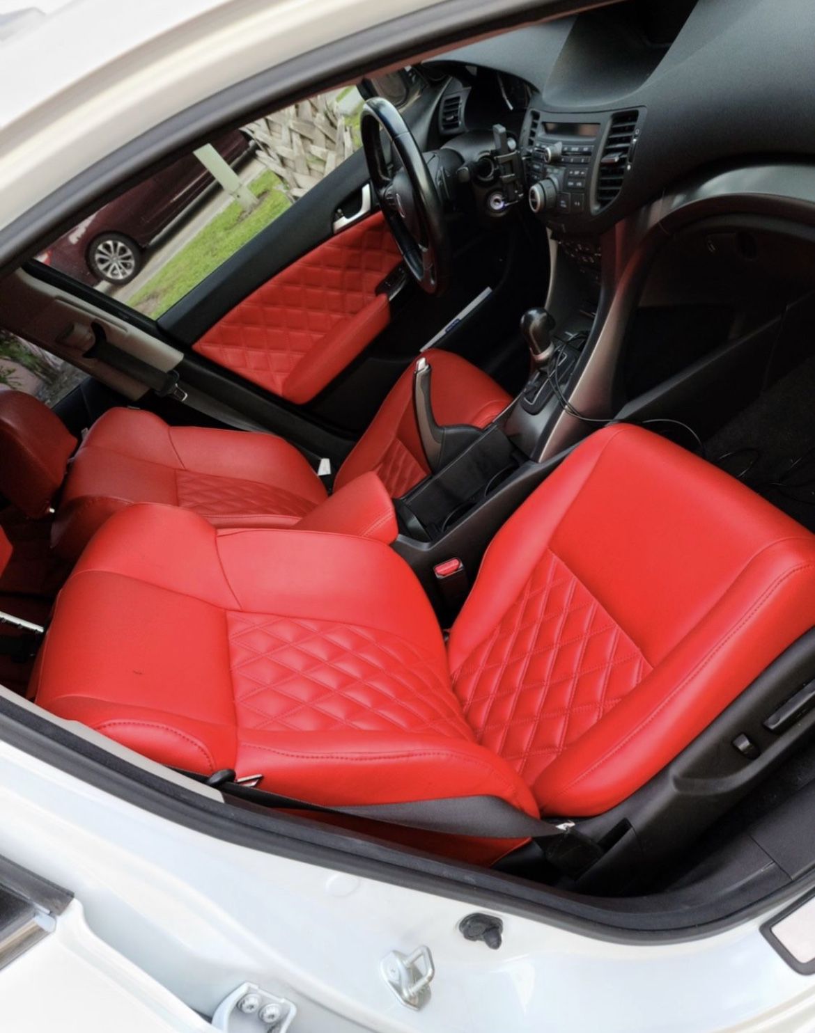  TSX Red Leather Seats 
