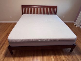 Pending: King Bed Frame with Mattress