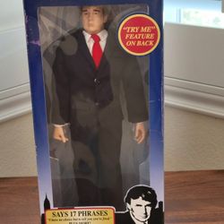 Trump The Apprentice Talking Doll New