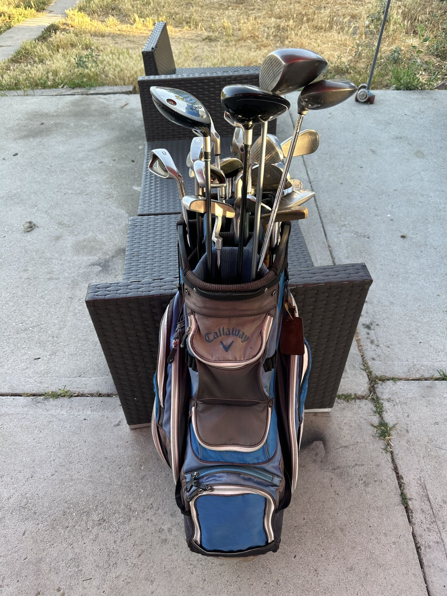 24 Golf Club Mix Variety Of Righties and Lefties / Callaway, Taylormade , Big Bertha