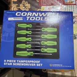 CORNWELL tamper Proof Screwdriver Set