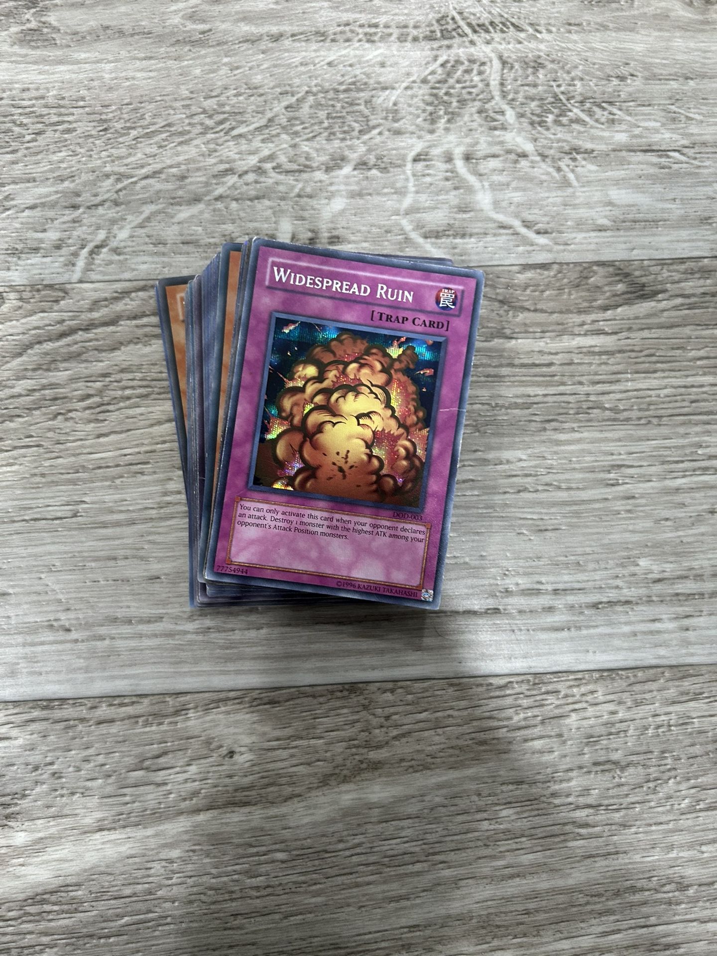 Stack Of Holo YuGiOh Cards