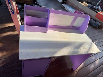 Lavender purple desk