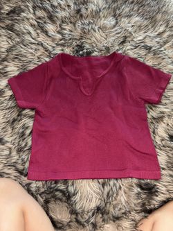 Red Crop Top 