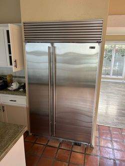 Sub-Zero Stainless Steel Side-by-Side Refrigerator