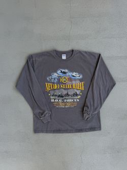 Vintage H.O.G Forces Graphic Long Sleeve Tee