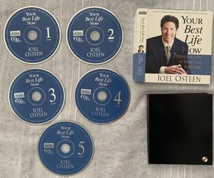 Joel Osteen - Your Best Life Now 7 Steps to Living at Your Full Potential CD Audio Book. ( 5 Disc)