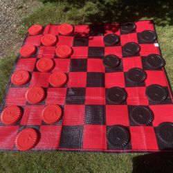 Giant Checkers Game 