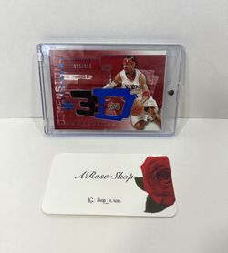 2003-04 Upper Deck Triple Dimensions 3-D Allen Iverson Game Used #3DW2 085/999
