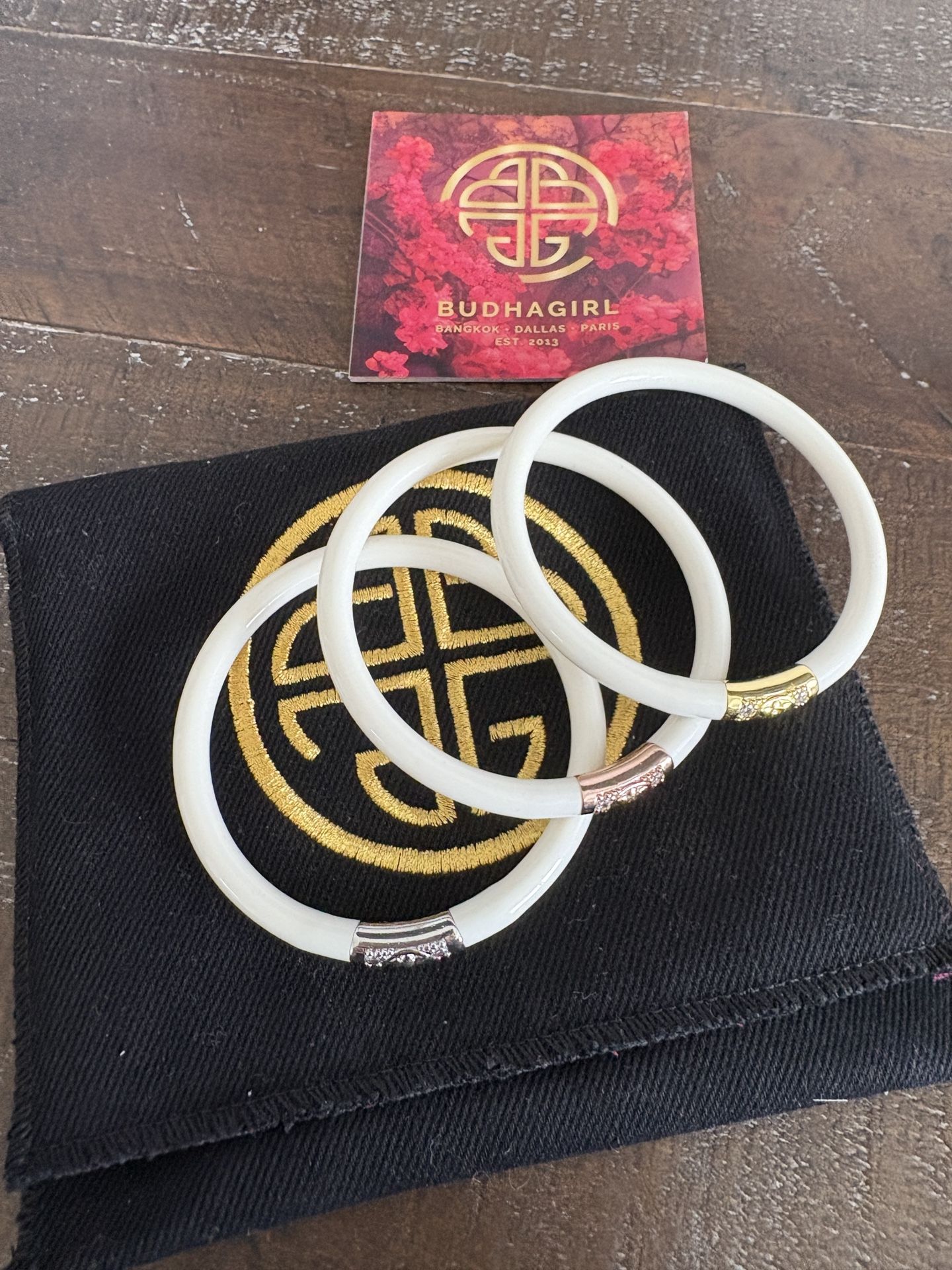 Brand new White Buddha Bracelet Stack