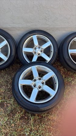 Set of 4 Chevy Camaro Polished Alloy Wheels with Pirelli Cinturato Tires