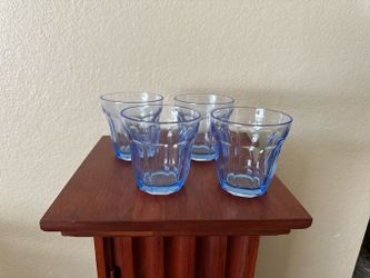 Set of 4 Pasabache Athena Ice Blue (10oz) Juice glasses