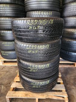 235 45R 18 USED TIRES BRIDGESTONE TURANZA 2354518 USED TIRES (SET) MOUNT BALANCE INCLUDED