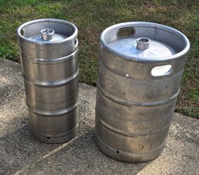 Empty Kegs, 1 Each Half Keg, 1 Each Quart Keg.