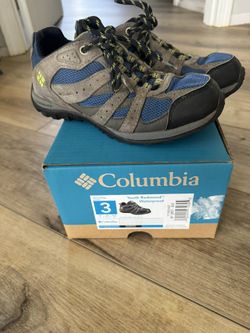 Youth Columbia Redmond Waterproof Hiking Shoe! 