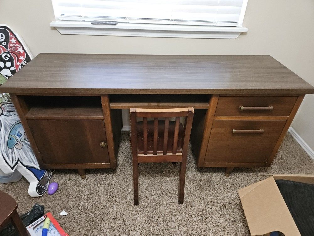 Nice Desk, And Chair. I Used It For My Son And School