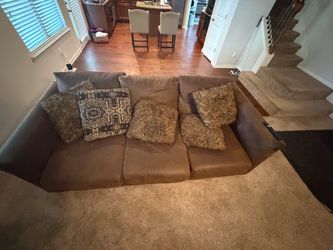 Chocolate Sofa & Love Seat