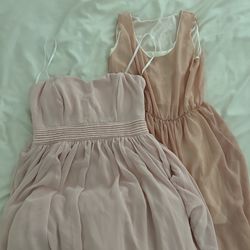 BUNDLE - Pink Chiffon Dresses LOT 2