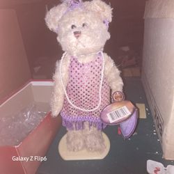 Brass Button Bear "Daisy" 1920s Flapper 