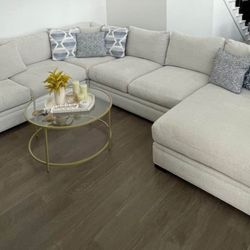 Cindy Crawford home sectional sofa with chaise