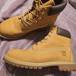 Botas Thimberlang Saiz 7 Solo Tiene Ese Detalle Pero No Se Ve Solo Una Puesta Lo Rompió Mi Perrito