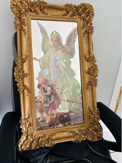Cuadro de angel de la guarda