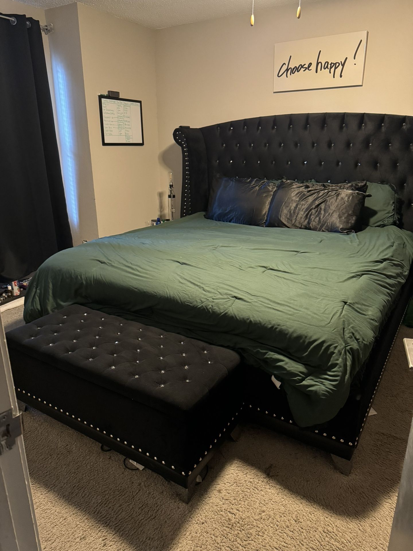 King bedroom and living room set