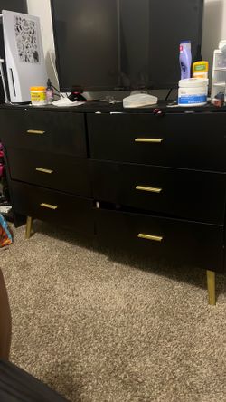 Black dresser