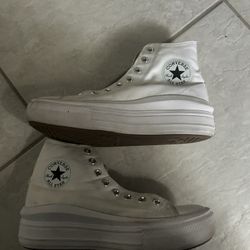 CONVERSE WHITE PLATFORM