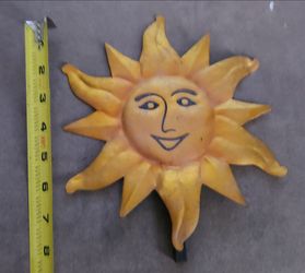 Decorative Sun Face Wall Plaque